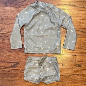 Mebie Baby boys swim rash guard set 18 months